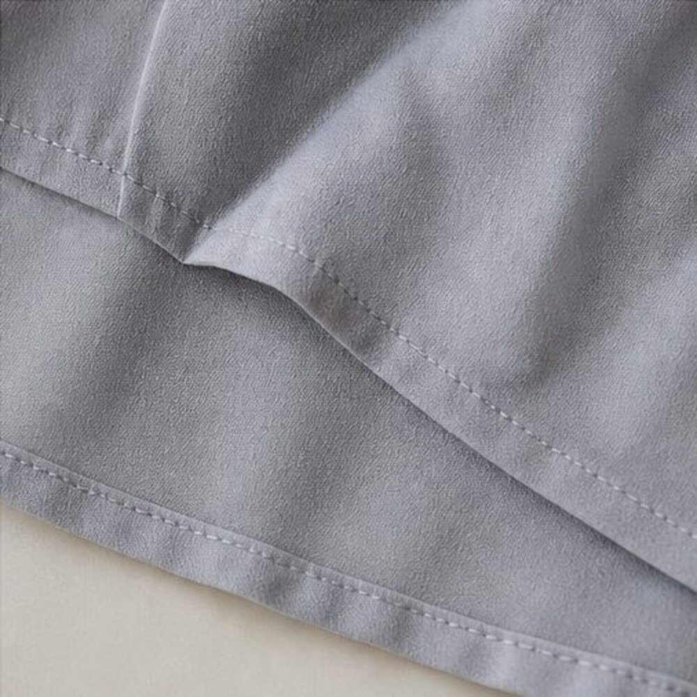 Gray Peplum Top - Picture 6 of 6